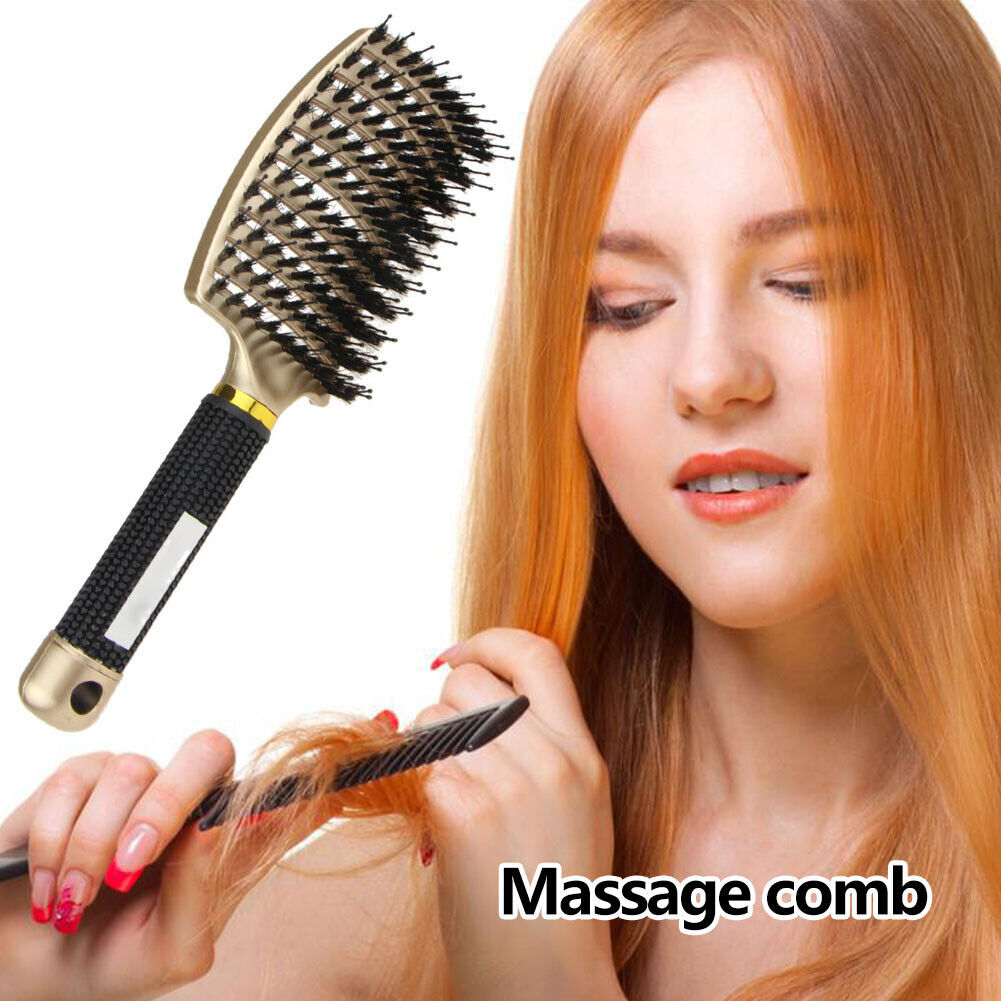Plastic Hair Comb Anti-static Hairdressing Massage Comb Salon Home Brush