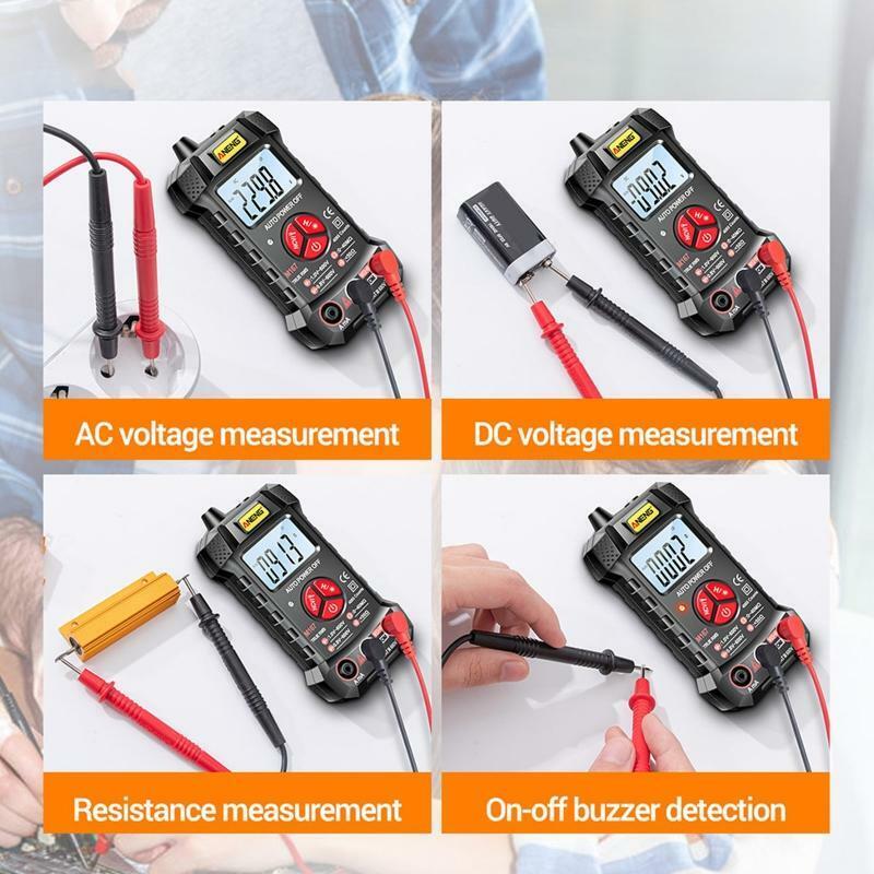 Multimeter 4000 Counts Digital Multimeter with DC AC Voltmeter AC/DC Ammeter