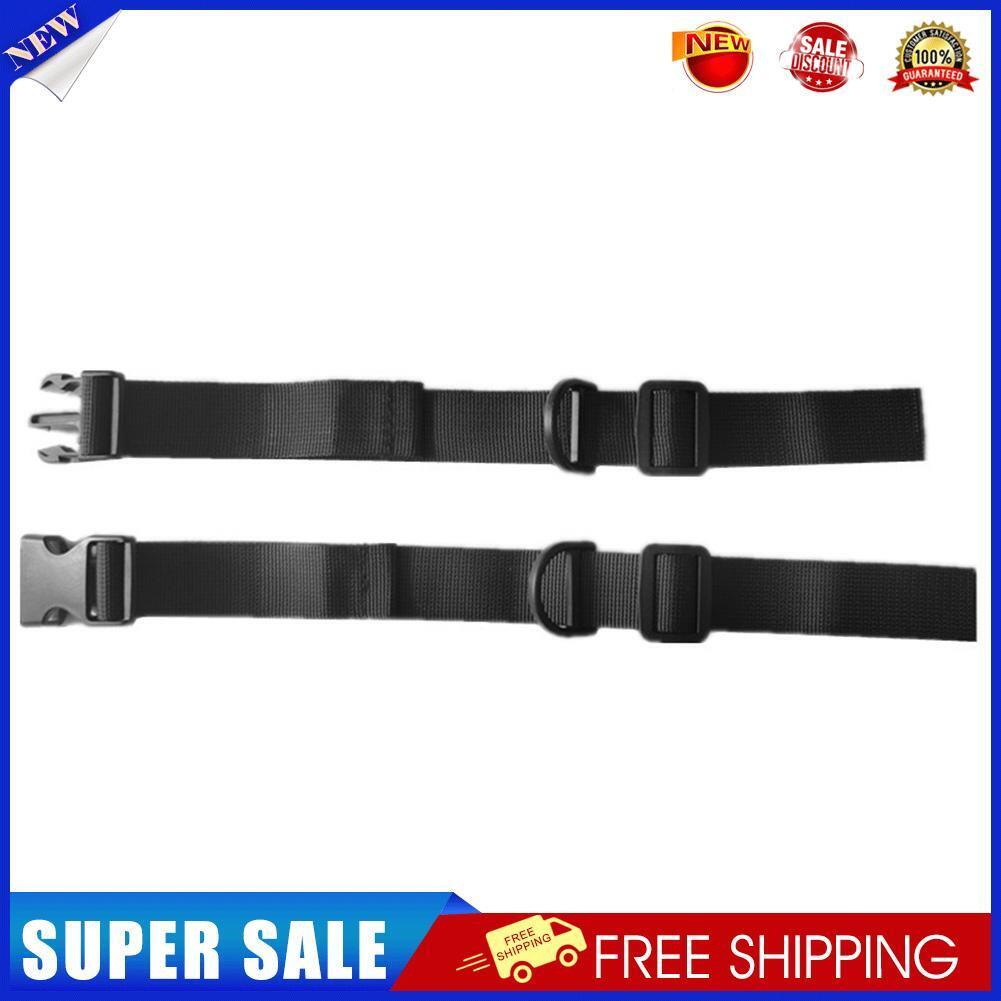 Adjustable Backpack Chest Harness Strap Non-Slip Backpack Straps (Black)