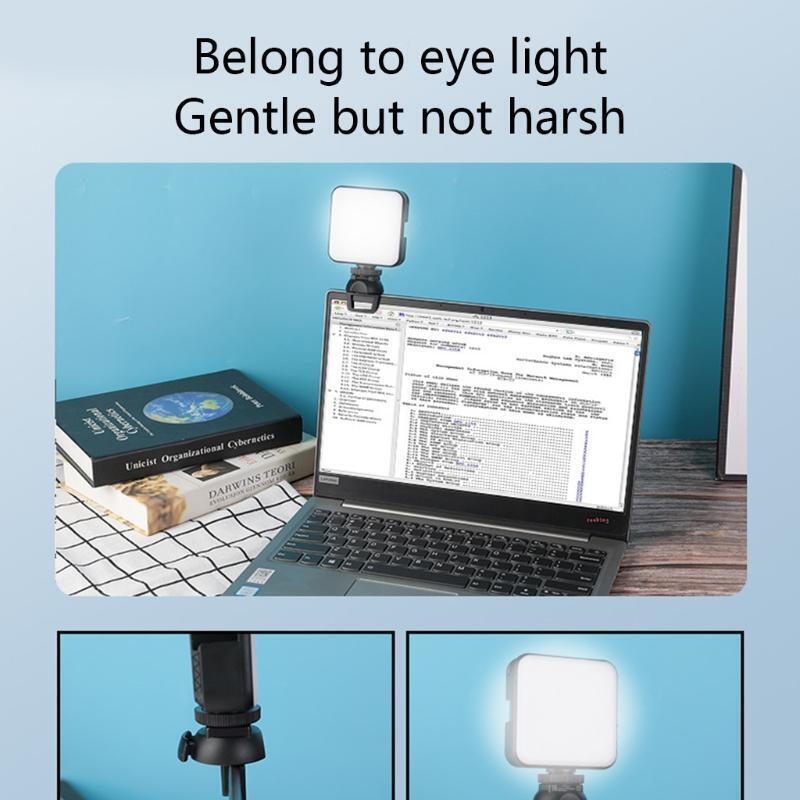 Video Conference Lighting Lamp with Clip LED for Photography Meeting Dimmable