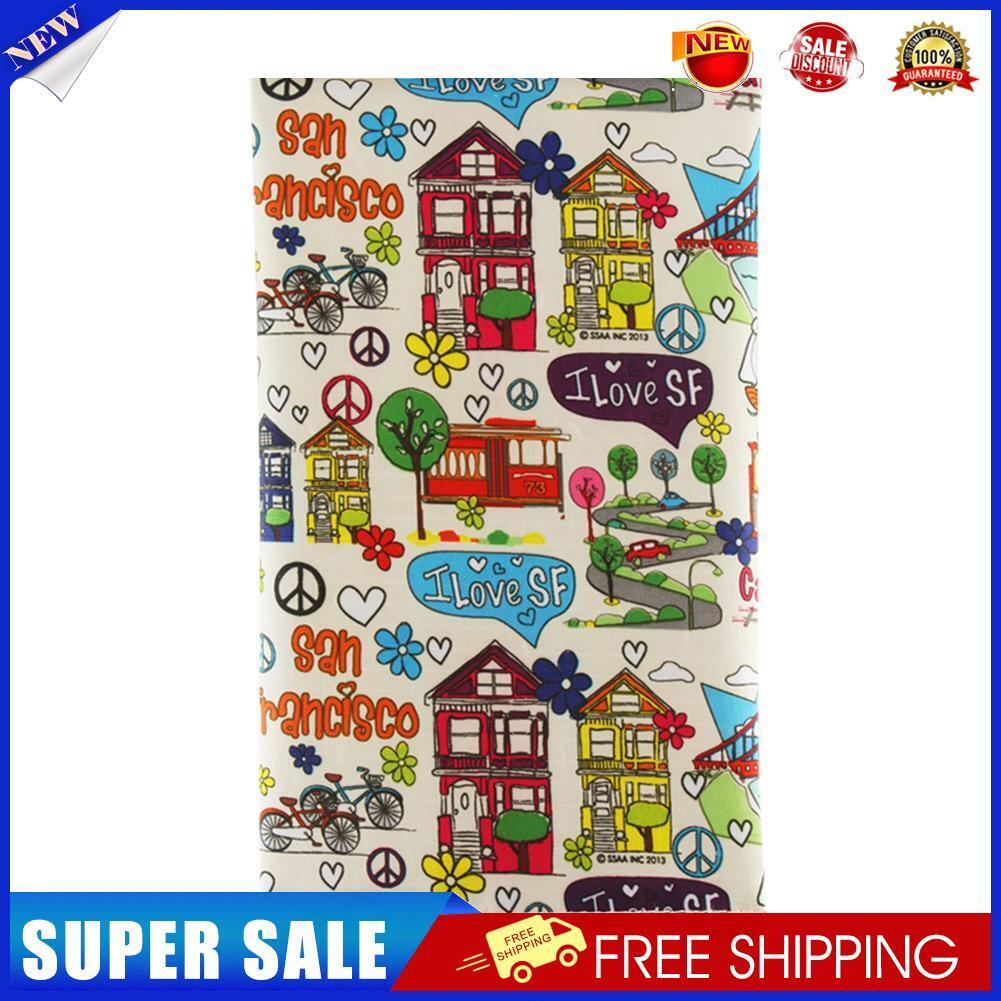 Portable Large Cosmetic Storage Bag Exquisite Print Vertical Makeup Bag(4)