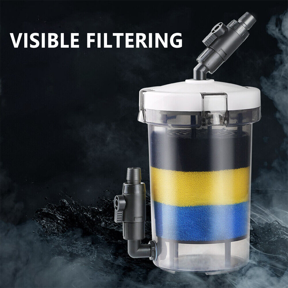 Aquarium Filter Bucket Fish Tank External Frosted Transparent (LW-603)