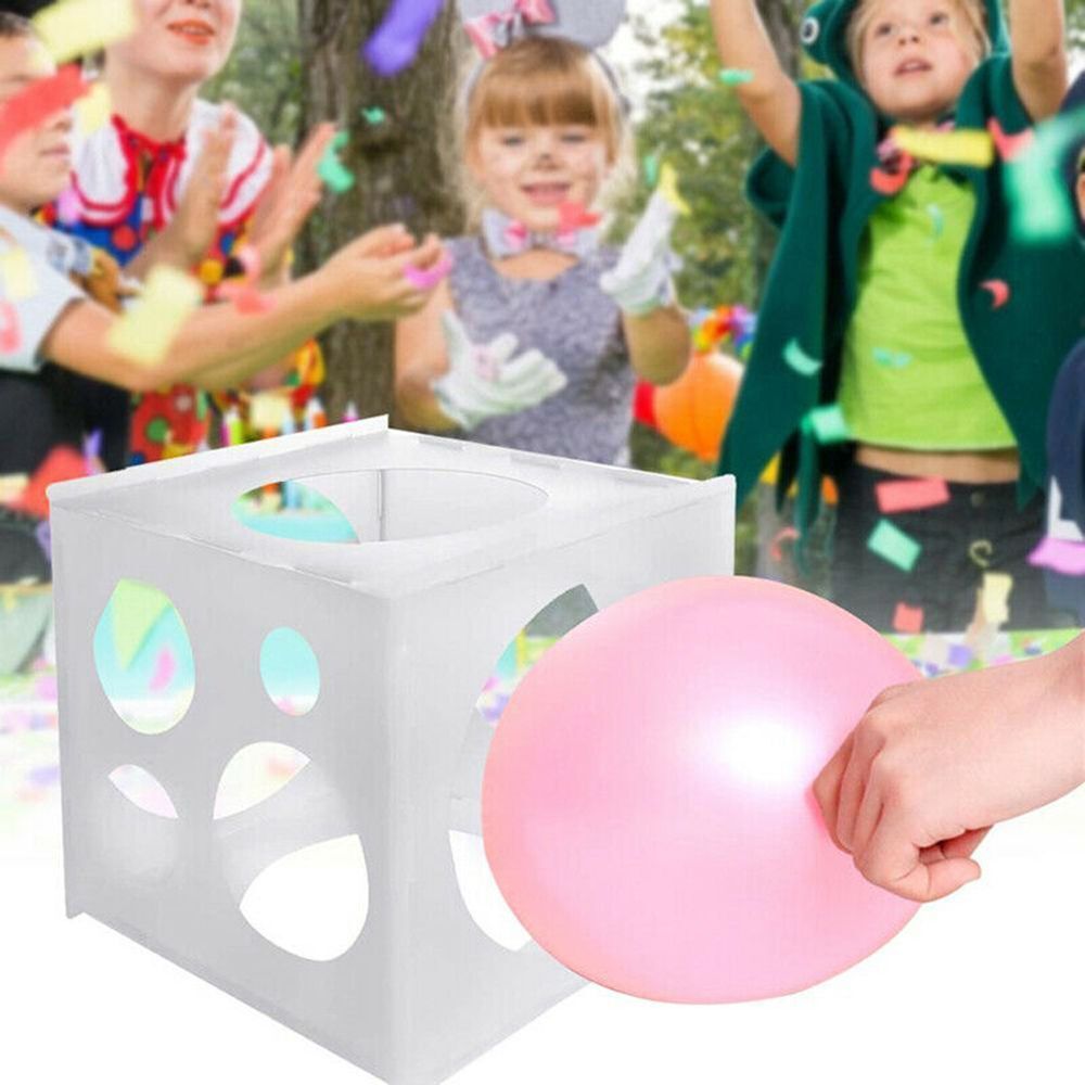 Supplies Birthday Measurement Tool Balloon Decor Balloon Sizer Box Square Case