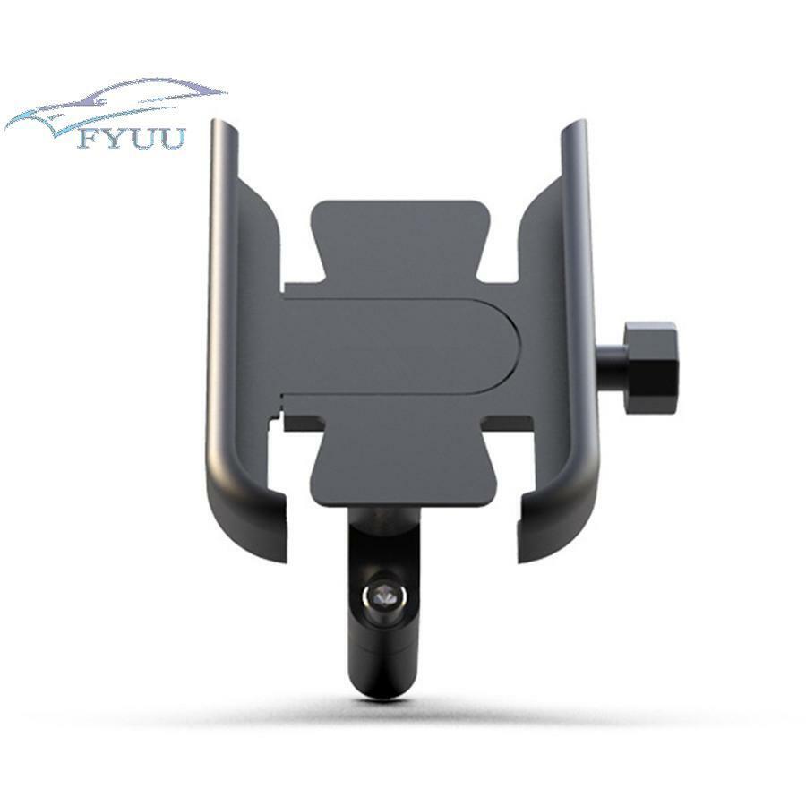 CNC Aluminum Motorcycle Handlebar Phone Holder 360° Rotating Adjustable 4-7 Inch