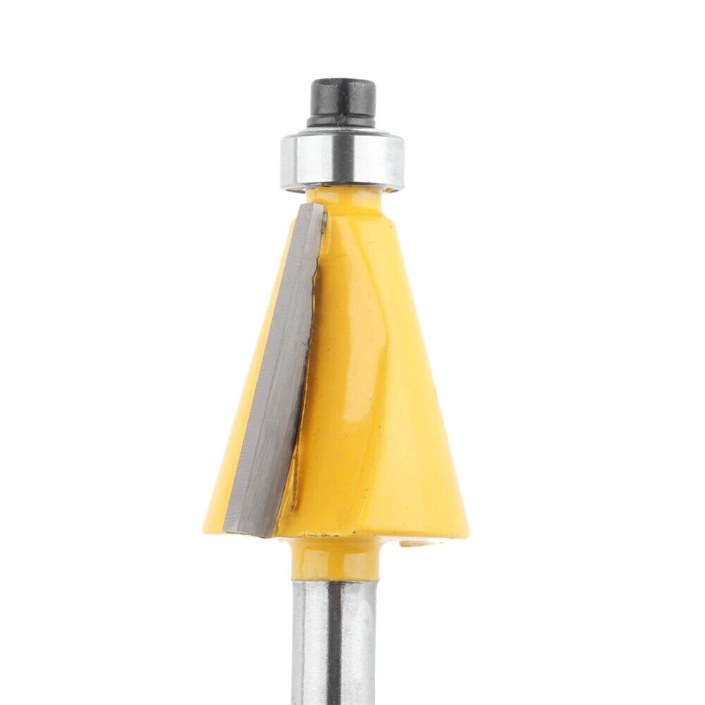 15 Degree 1/4" Shank Wood Trim Cutter Bearing Sealed Router Bit CNC Milling Tool
