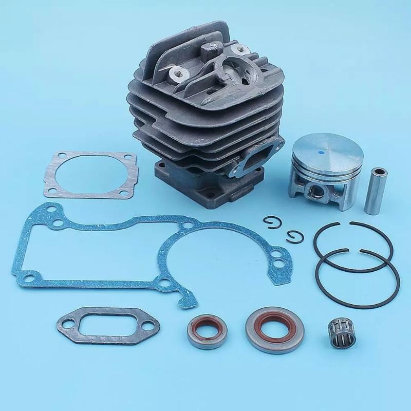 44.7mm Big Bore Cylinder Piston & Oil Seal Gaskets Kit Fit For 026 026PRO MS260