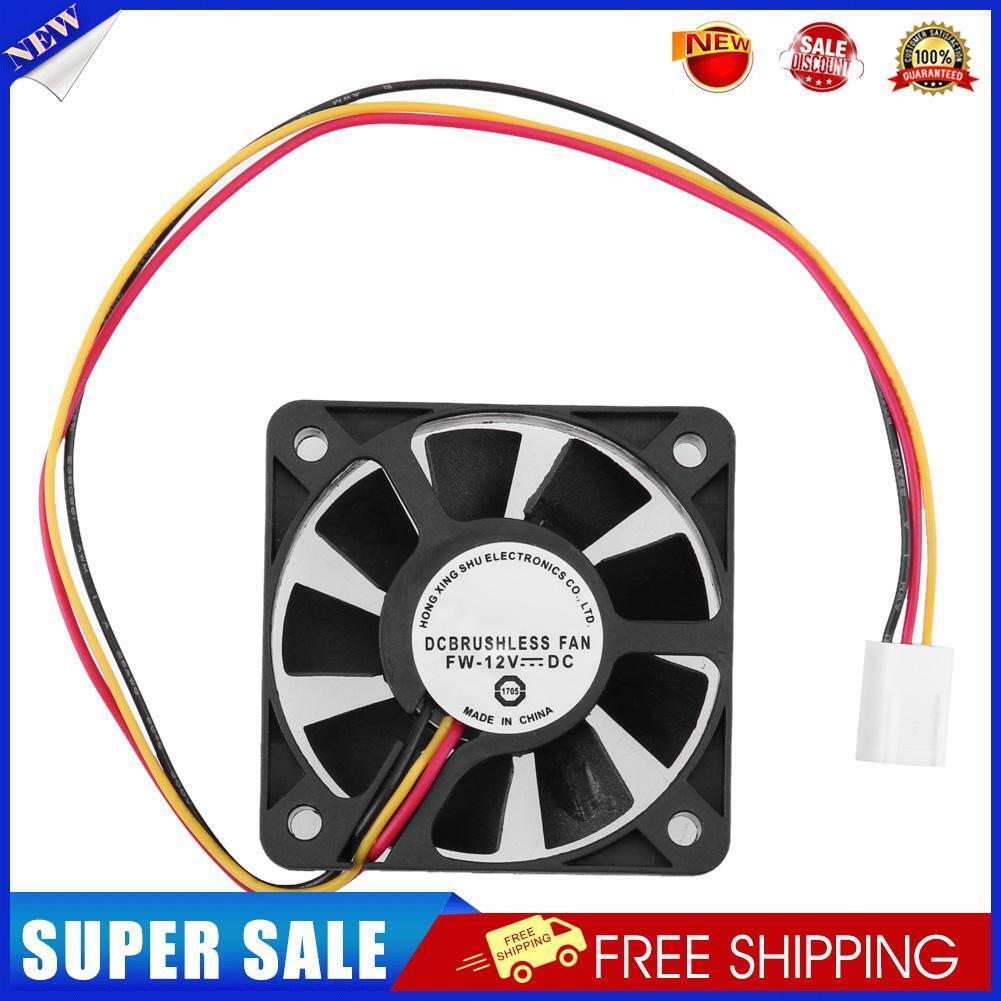 3 Pin CPU 5cm Cooling Cooler Fan Heatsinks Radiator for PC Computer 12V