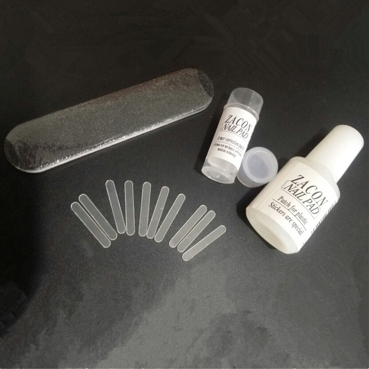 10pcs  Ingrown Toenail Straightening Clip Curved Brace Treatment Tool With Glue