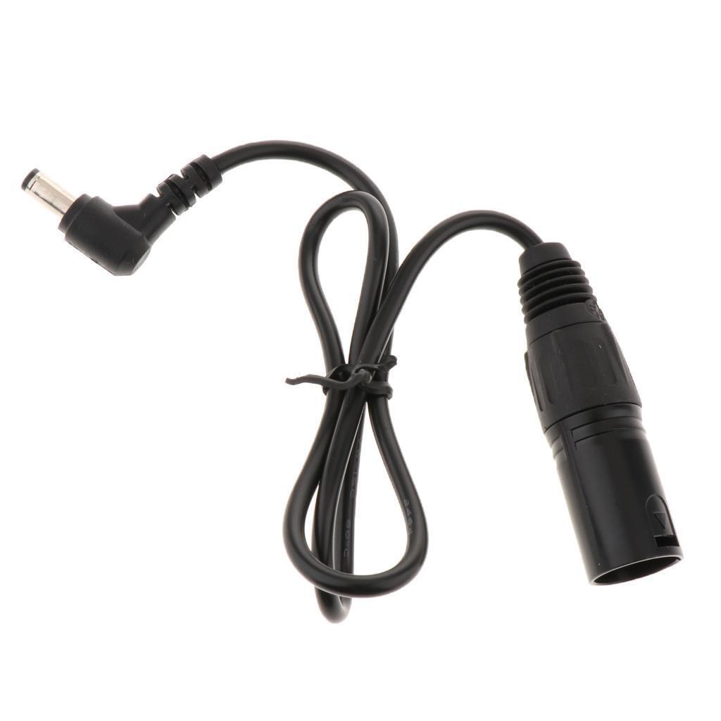 DC Adapter Male to 4-pin XLR Male Cable Length 60 Cm