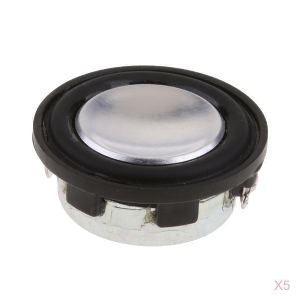 5 Pieces 28mm 2W Stereo  Speaker 1" 4Ohm  DIY Loudspeaker