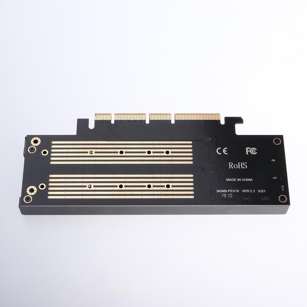 M.2 Expansion   Turn PCIE3.0 Cooling Fan SSD Adapter Dual Interface