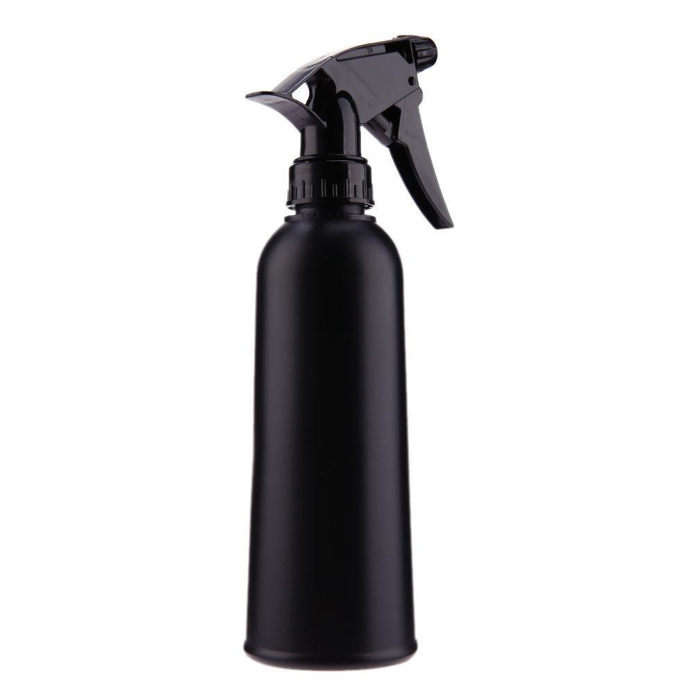 300ml Hair Sprayer Bottle Pure Color Super Fine Spray Kettle(Black)