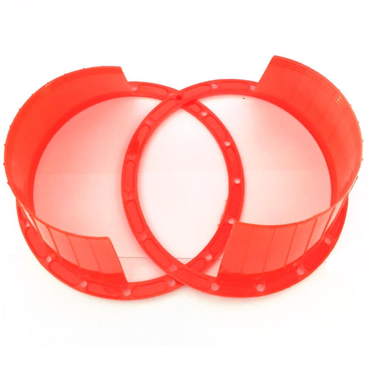 Pair Waterproof Car Audio 6.5'' Dia Speaker Spacers Extender Rings - Red