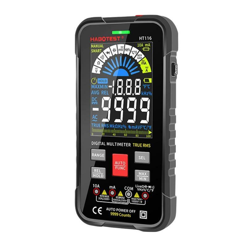 Digital MultiMeter Voltmeter Ammeter AC DC Voltage Current Ohm Meter 9999 Counts