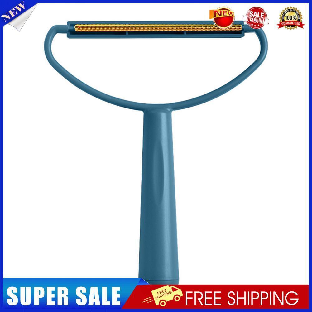 Portable Lint Remover Pet Hair Brush Roller Fur Fuzz Clothes Shaver (Blue)