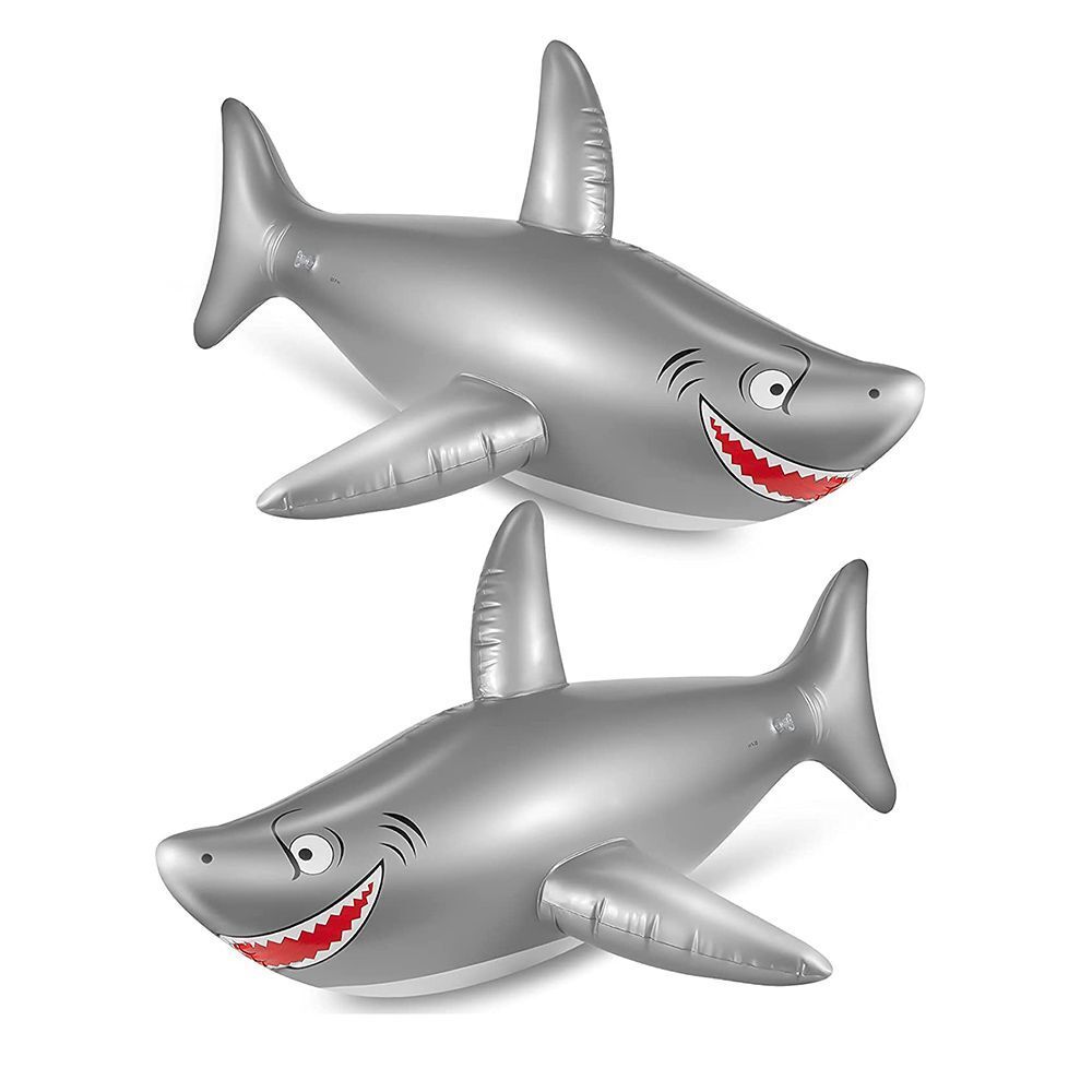 Inflatable Shark Floats Bath Seat Float Swim Trainer Kids Swimming Ring