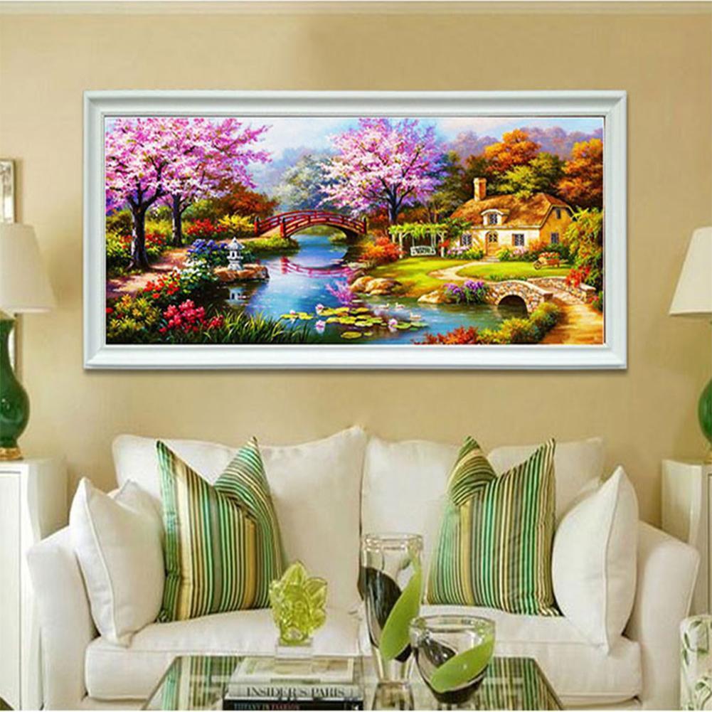 Dream Home Landscape Diamond Painting Embroidery Cross Stitch Home Decor