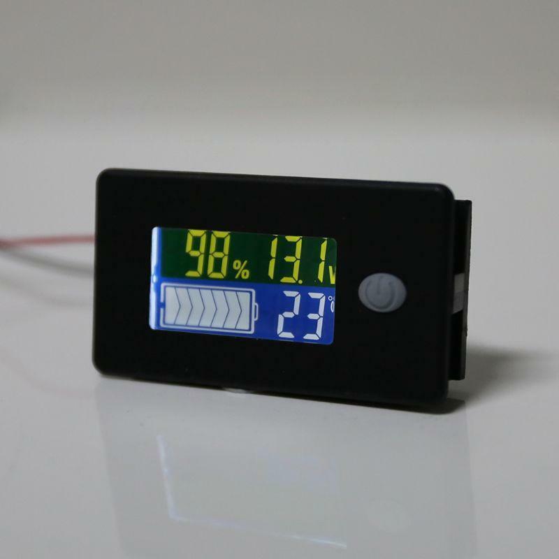 Univerisal Battery Capacity Indicator 12V 24V 36V 48V 60V 72V 10-100V Li-ion