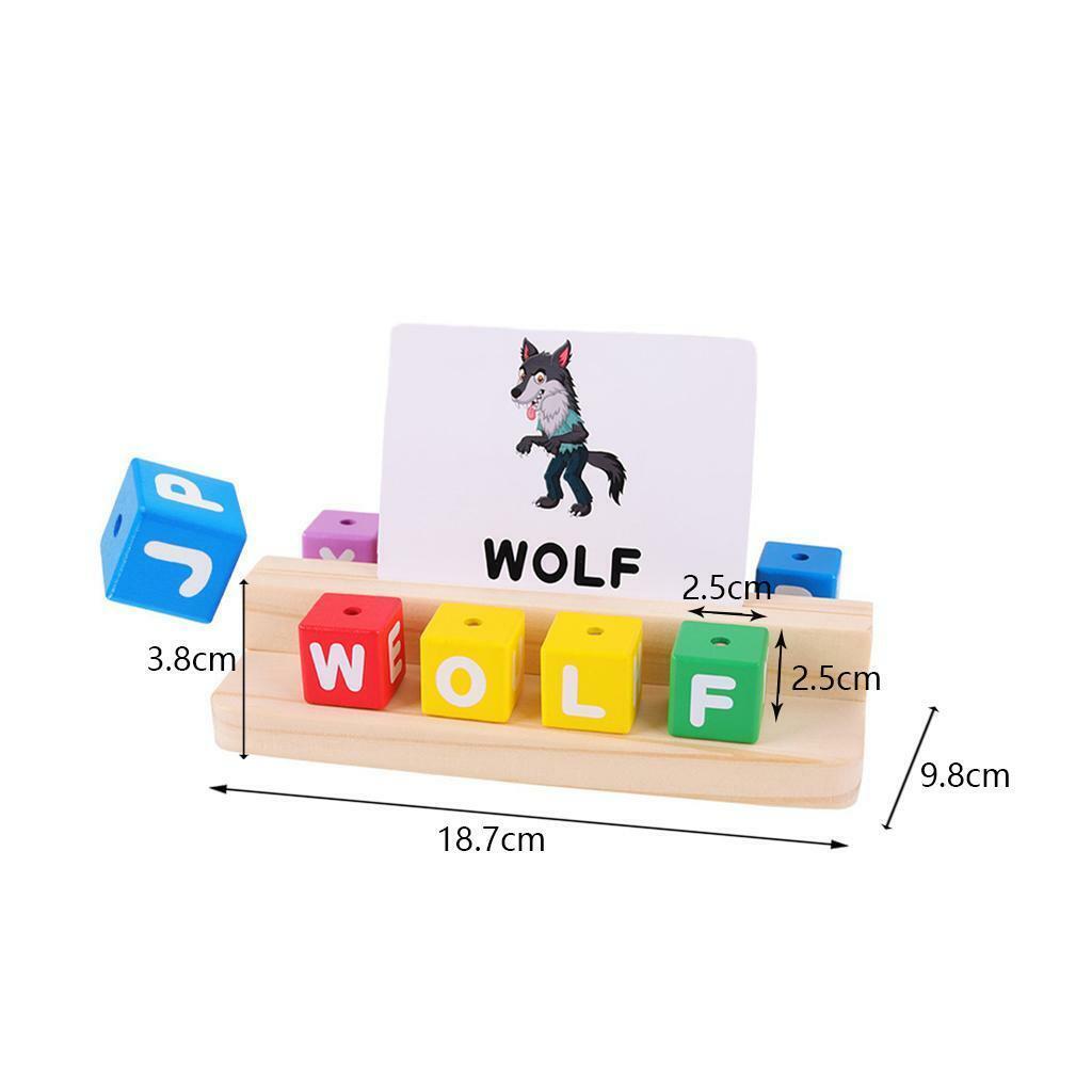 Movable Matching Letters Game Letter Puzzle Educational  for