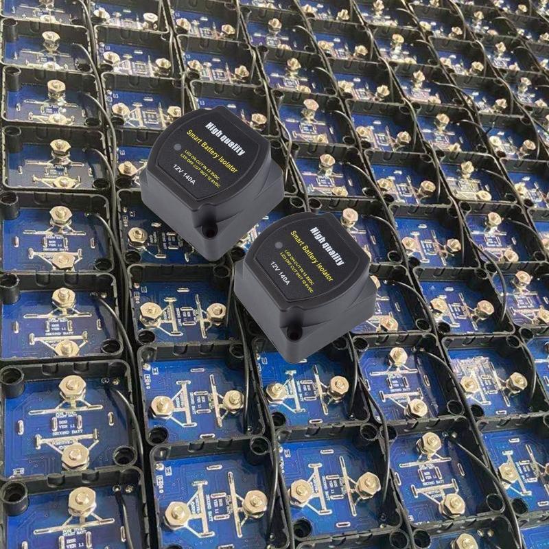 Heavy Duty Dual Auxiliary Battery Isolator Relay 2V 140Amp for Marine Boat RV