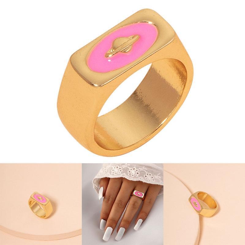 Dripping Oil Ring Made by Alloy Durable Strong Girl Female Favourite Decoration