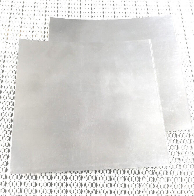2pcs 304 Stainles Steel Fine Plate Sheet Foil 0.2mm x 100mm x 100mm