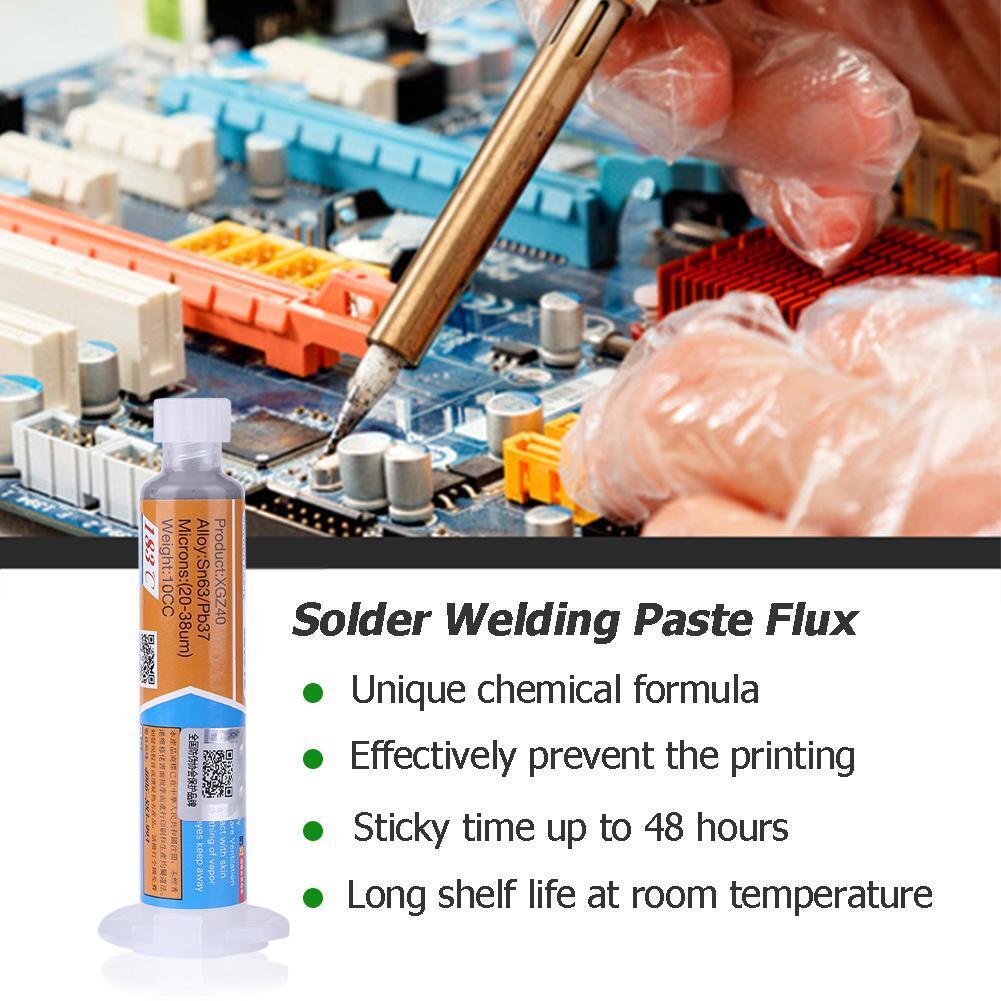 Solder Welding Paste Flux XG-Z40 10CC Mechanic  Needle Soldering Glue
