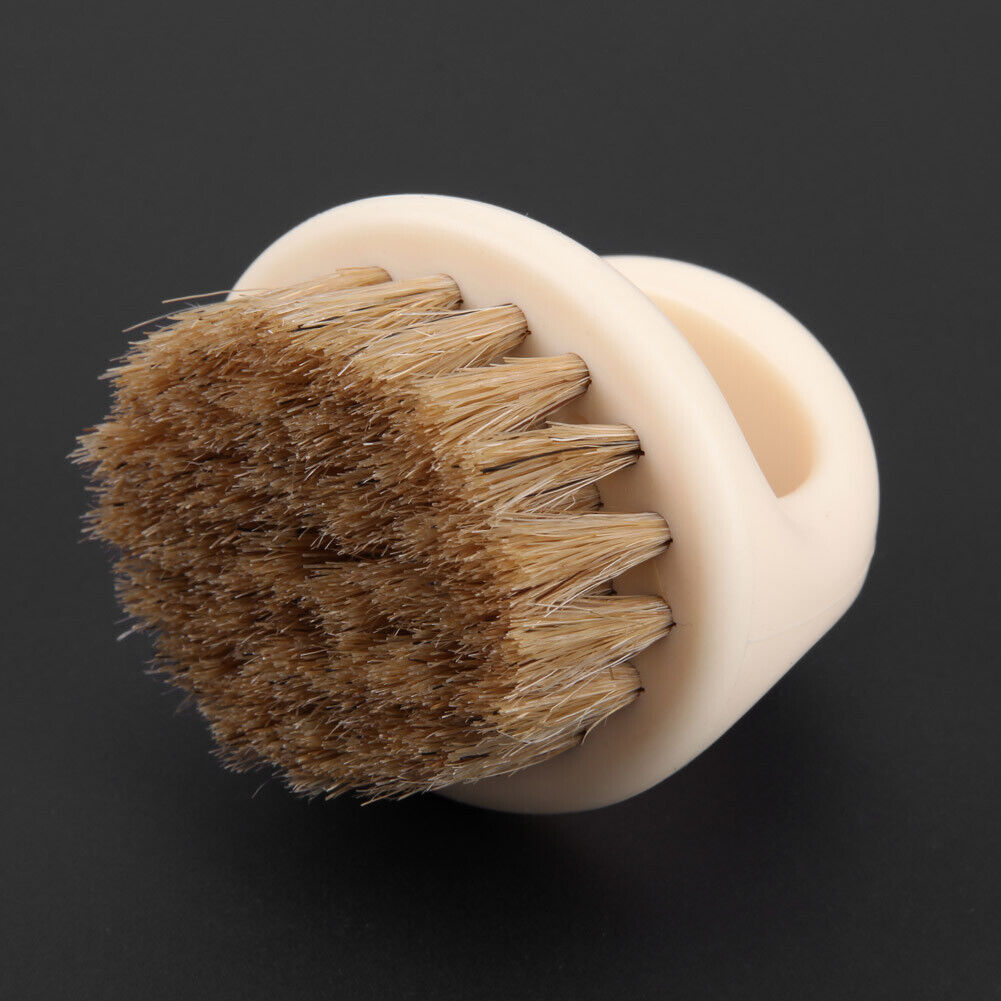 Ring Design Bristle Brush Portable Barber Beard Comb Men Shaving Brushes