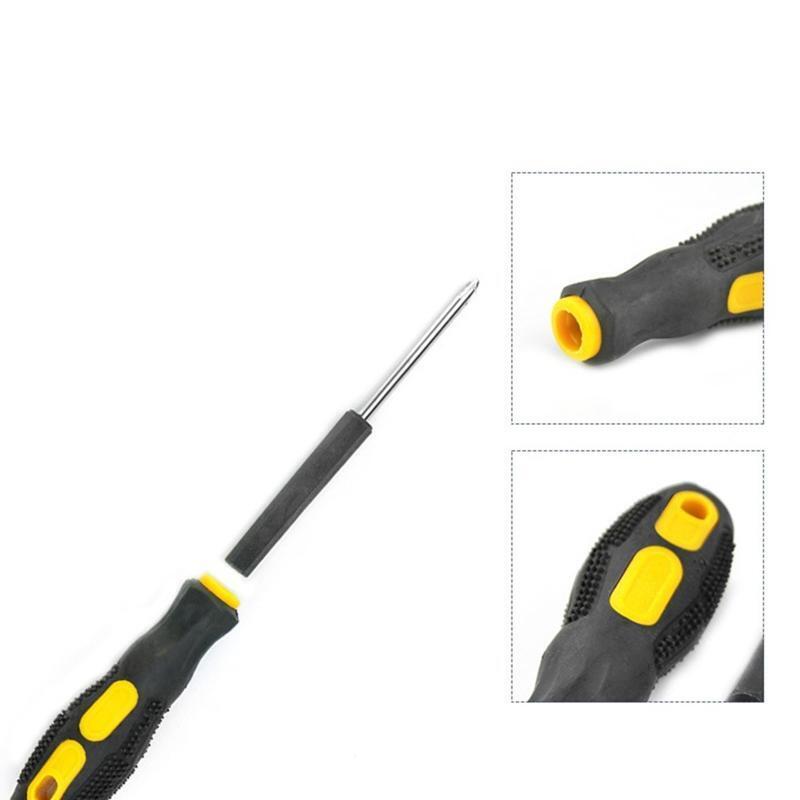 8 in 1 Screwdriver Set Cr-V Steel Slotted/Cross Screwdrivers for Household Home