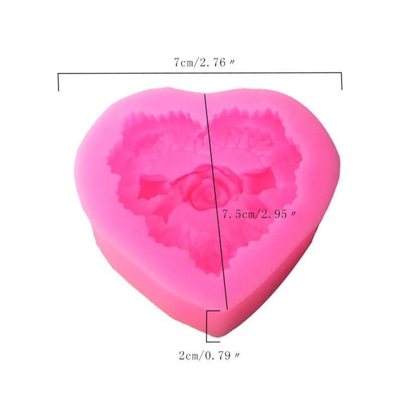 Silicone Chocolate Mould Soap Mold Candle Polymer Clay Mold Crafts DIY Forms