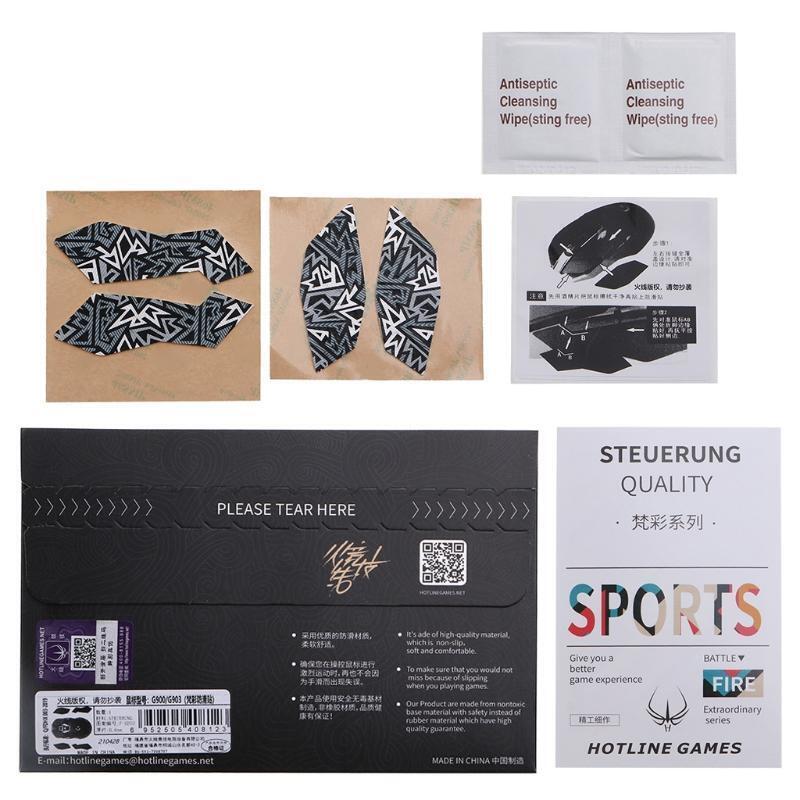 Hotline Games Mouse Anti-slip Grip Tapes for logitech G900 G903 Moisture Wicking