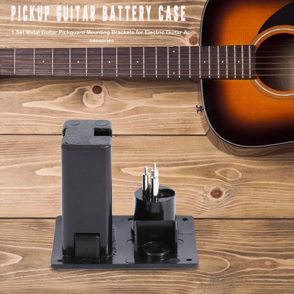 9V Battery Box ABS Compartment for Guitar Equalizer EQ with Connector Plug