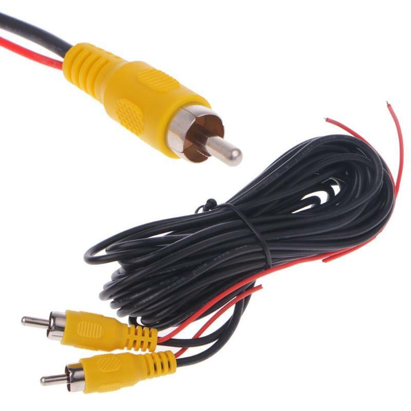 RCA Male To Male AUX Audio Video AV Cable For Car Rear Camera DVD CD Player TV