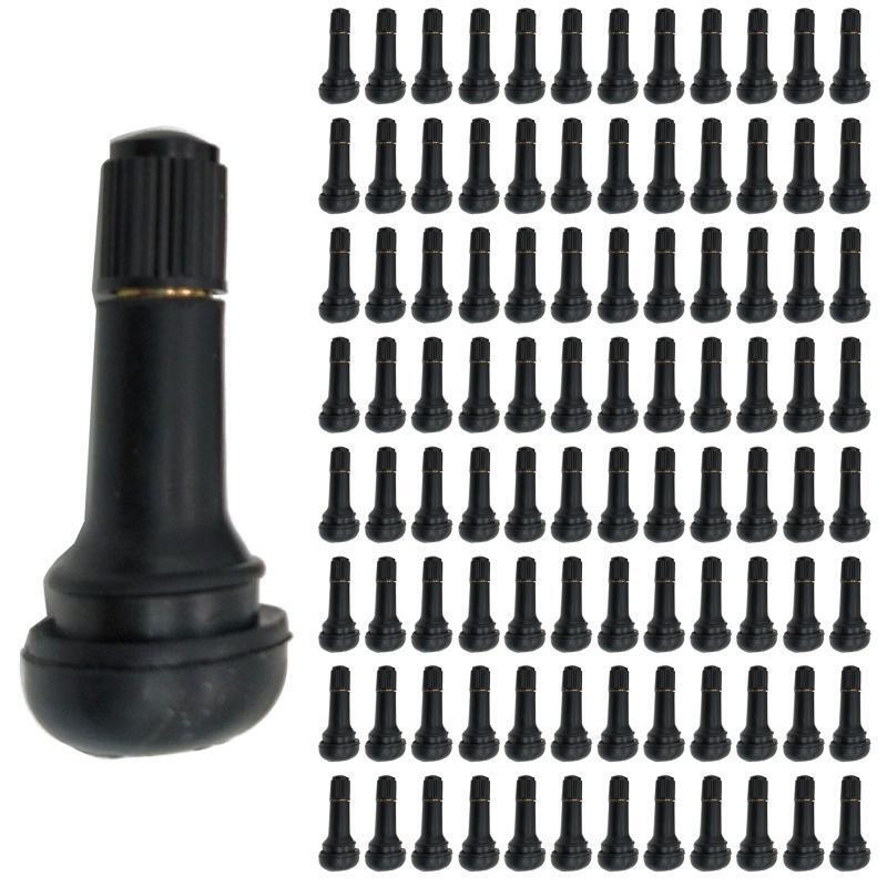 Car TR413 Snap-In Tire Tyre Valve Stem Short Pneumatic Valve Cap Cover Short Rod