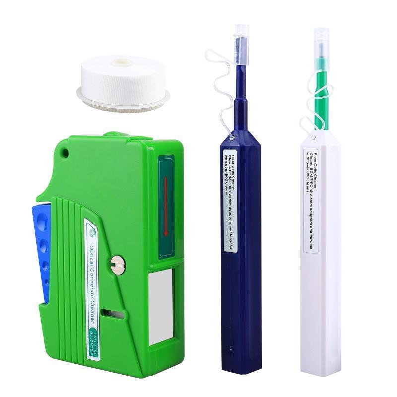 Fiber Optic Cleaner Cleaning Pen Box Kit 2.5mm 1.25mm FC SC ST LC Optical Fiber