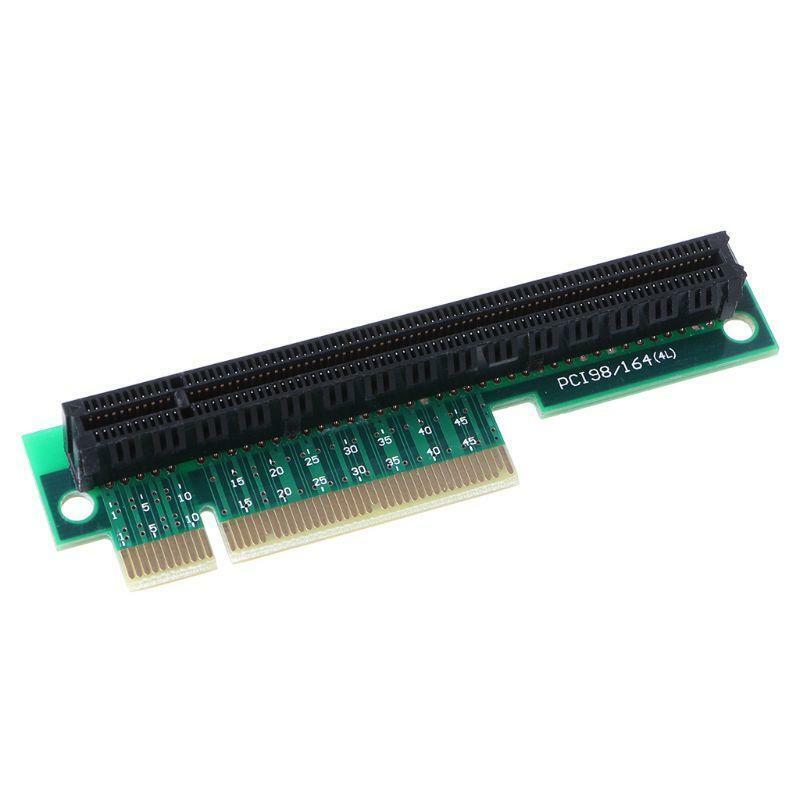 PCI-E 8X to 16X Riser Adapter PCI-Express x8 to x16 90 Degree Card for 1U/2U