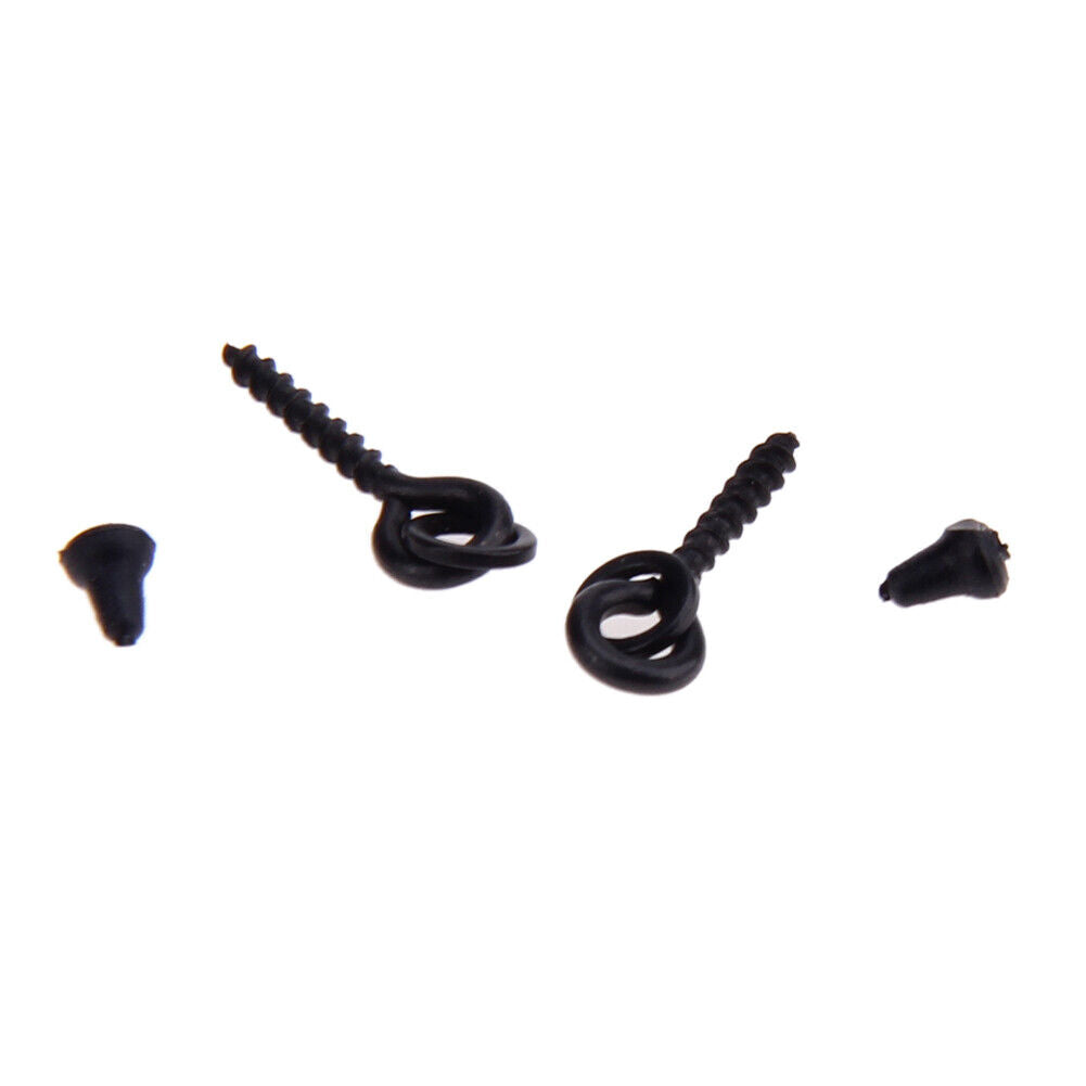10 x Bait Screws With Oval Rings + 20 x Hook Stops Carp Fishing Tackle Chod