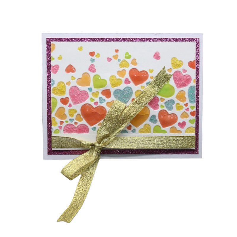 Hearts Metal Cutting Dies Stencil Scrapbooking DIY Album Stamp Paper Card Emboss