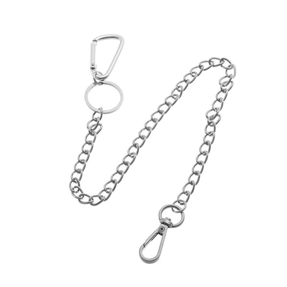 Punk Hipster Pant Keyring HipHop Jewelry Wallet Belt Chain Jean Keychain Clip