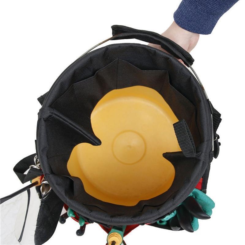 Bucket Tool Organizer Multi-purpose 42 Pockets Gardening Tools Kit Storage Bag
