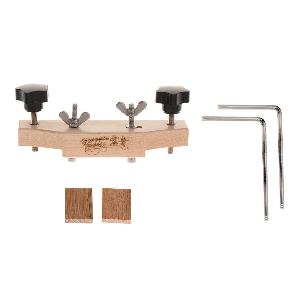 Acoustic Guitars Bridge Install Clamp & Hex Ball End Neck Wrench Set