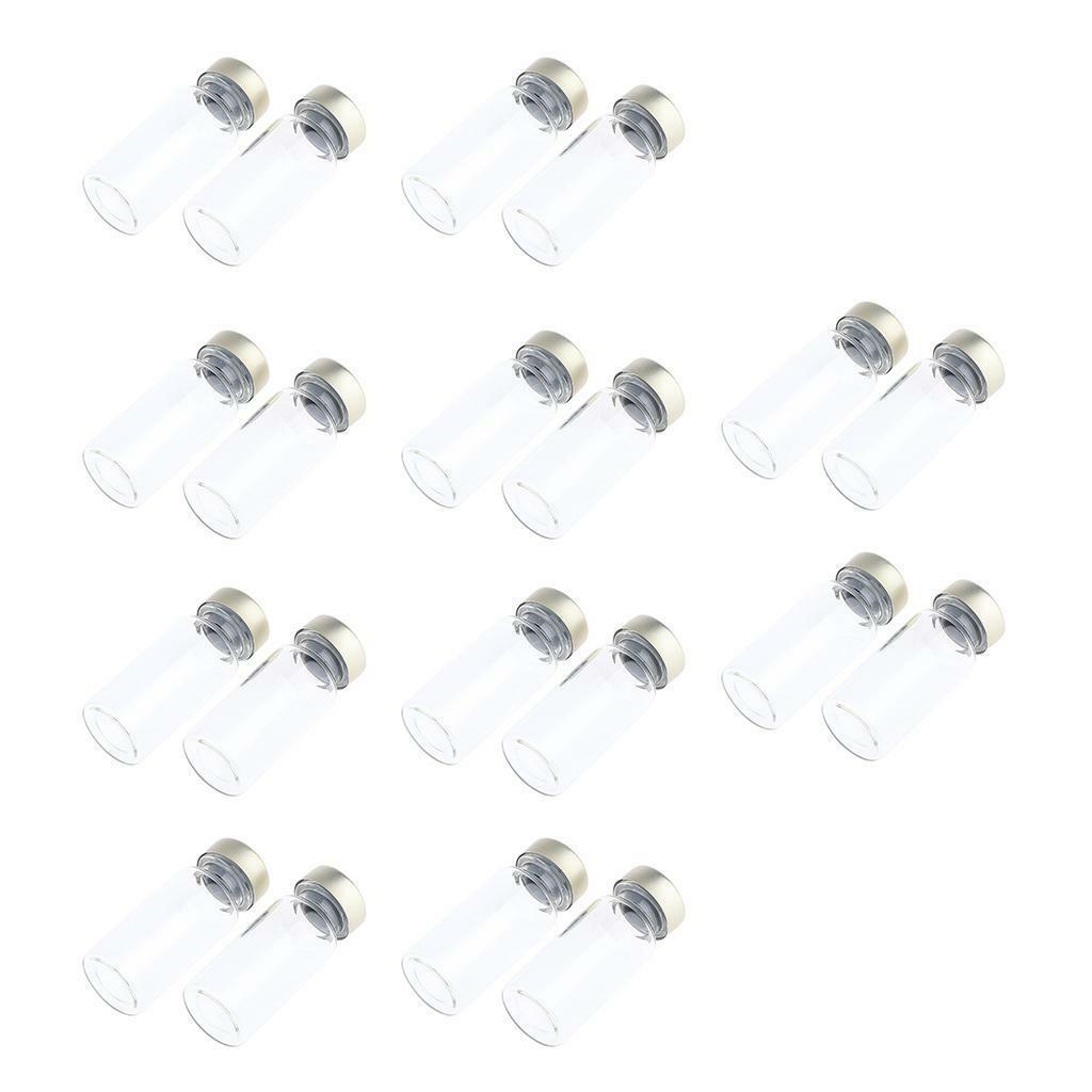 20pcs Refillable Empty Bottle   Powders - Clear, 10ml