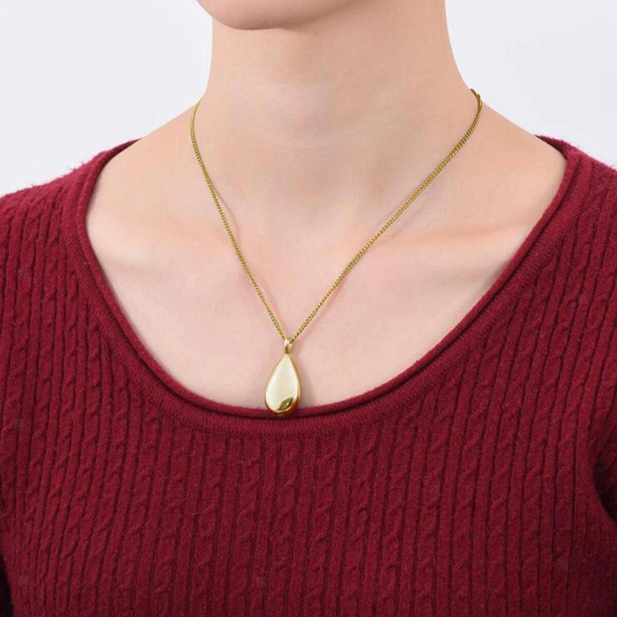 2 Piece Urn Necklace for Ashes Stainless Steel Charm