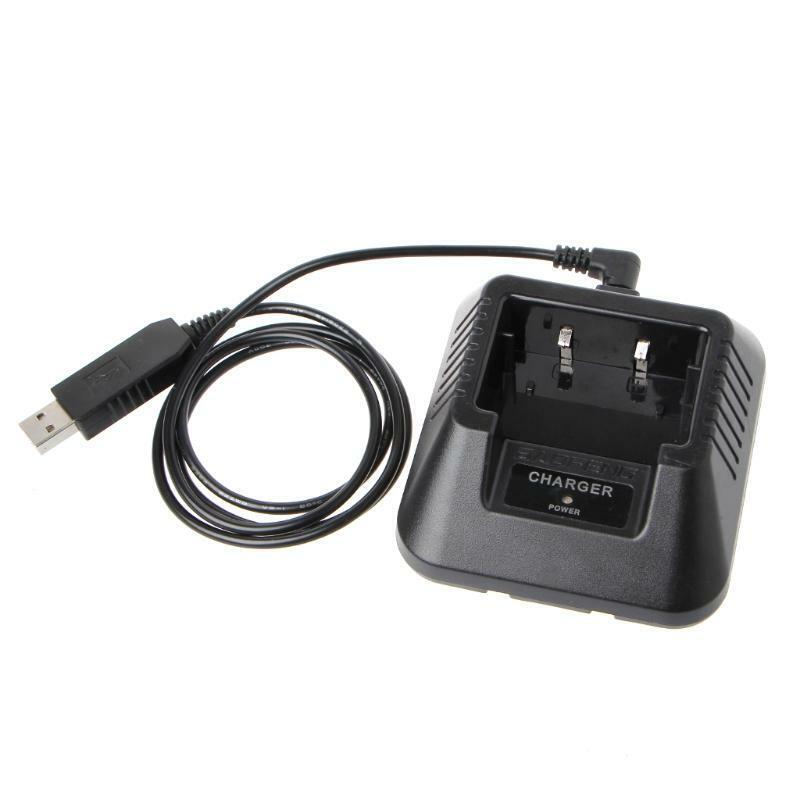 UV-5R USB Battery Charger for Baofeng UV-5R UV-5RE DM-5R Walkie Talkie Ham Radio