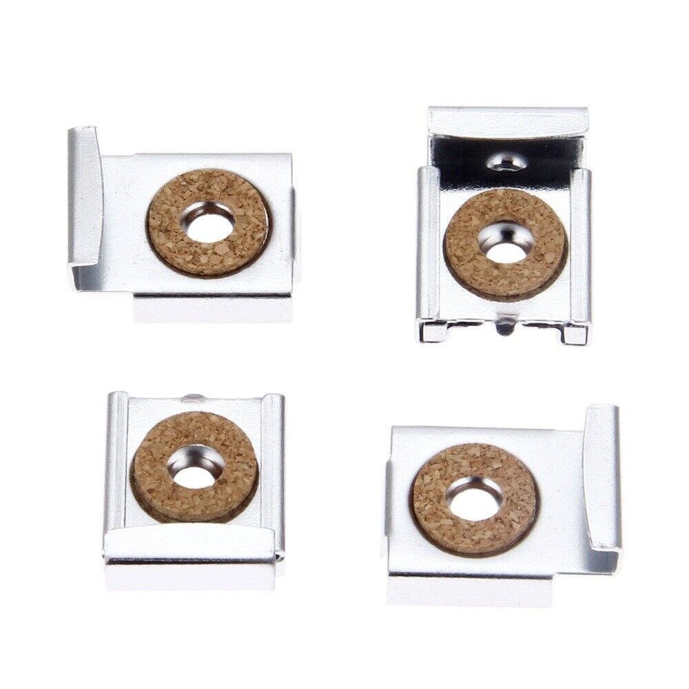 32mm x 24mm Mirror Clips Notice Board Hanging Wall Hook Bracket Holder Frameless