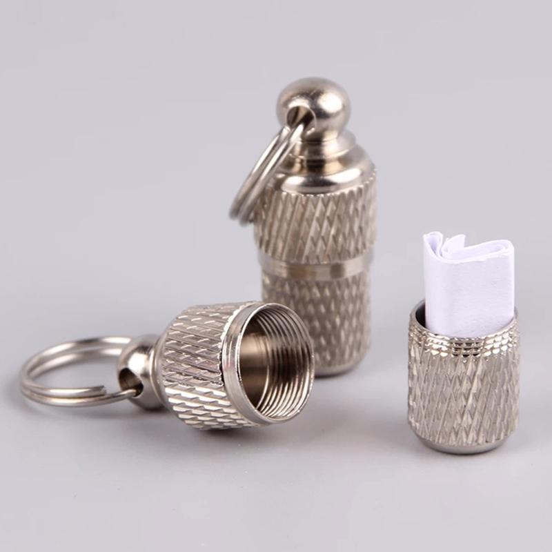 Dog Tag Key Chain Pet Tag for Dog Pet DIY Craft Supplies Capsule Collar Pendant
