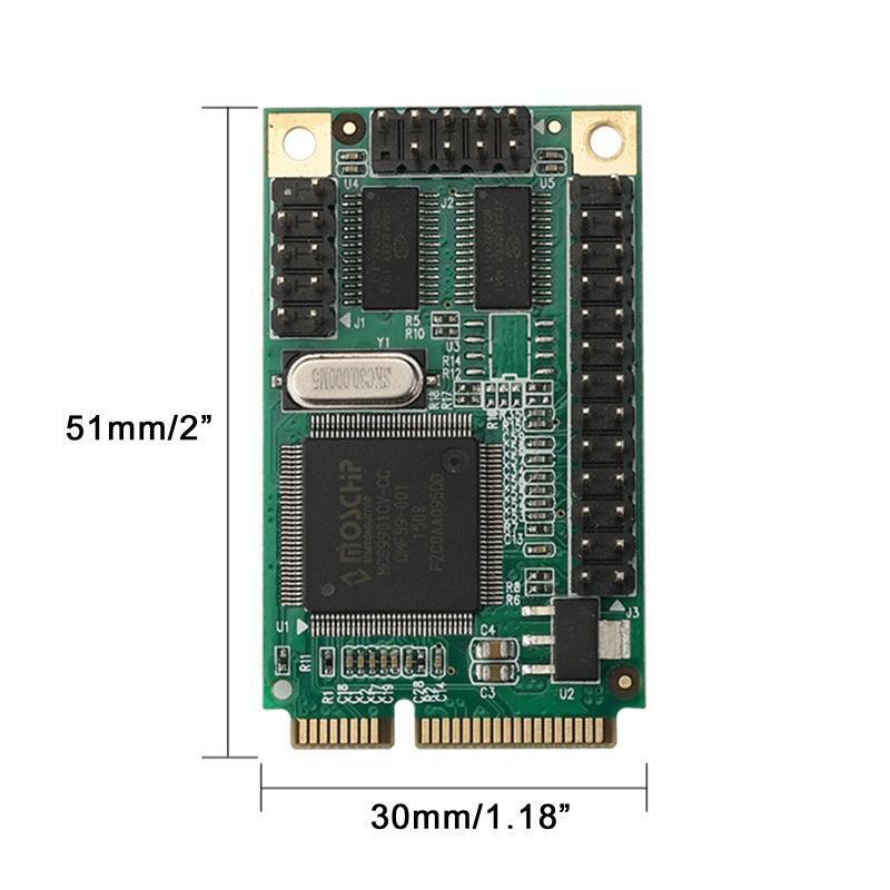 PCI Express PCIE to RS232 Serial Adapter Mini PCI-E to DB9 DB25 1 to 3 Expansion