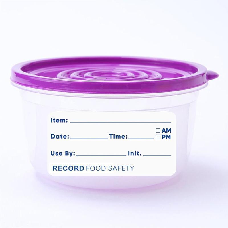 Dissolvable Food Labels for Glass Plastic Containers Fridge Freezer Food Lables