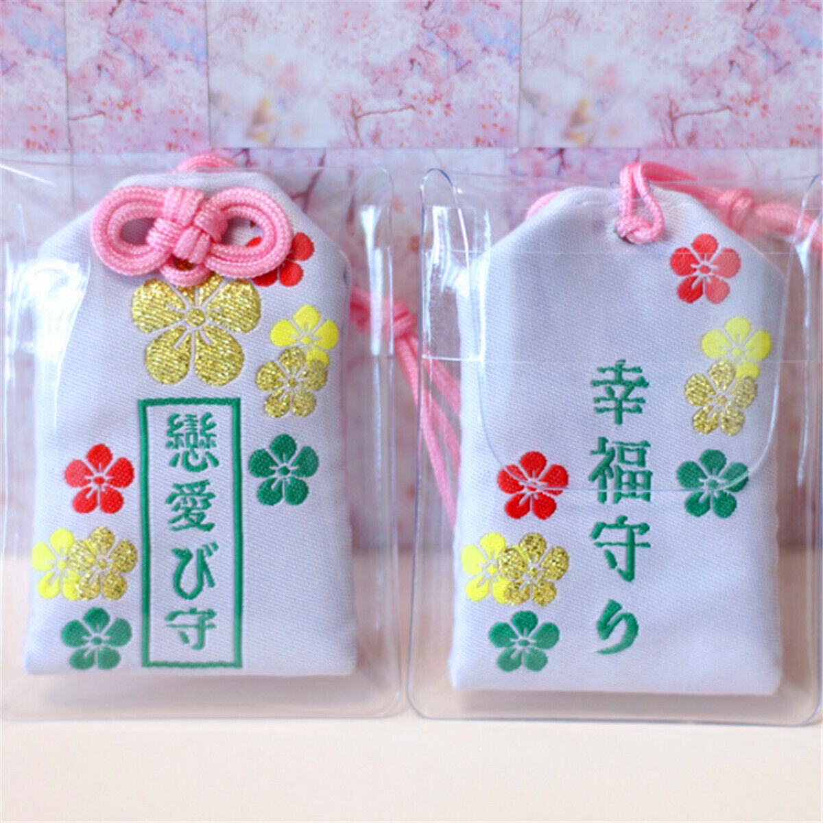 Japanese Omamori Amulet Good Luck Pendant Traffic Safety Success Hanging Bags