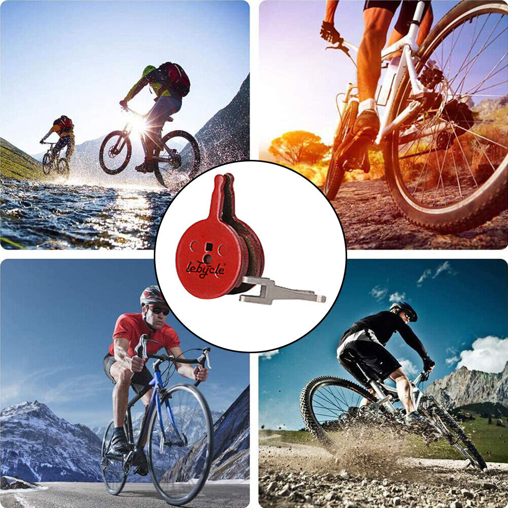 LEBYCLE 1 Set Semi-Metallic Bicycle Brake Pads Quiet Bike Disc Brake Pad